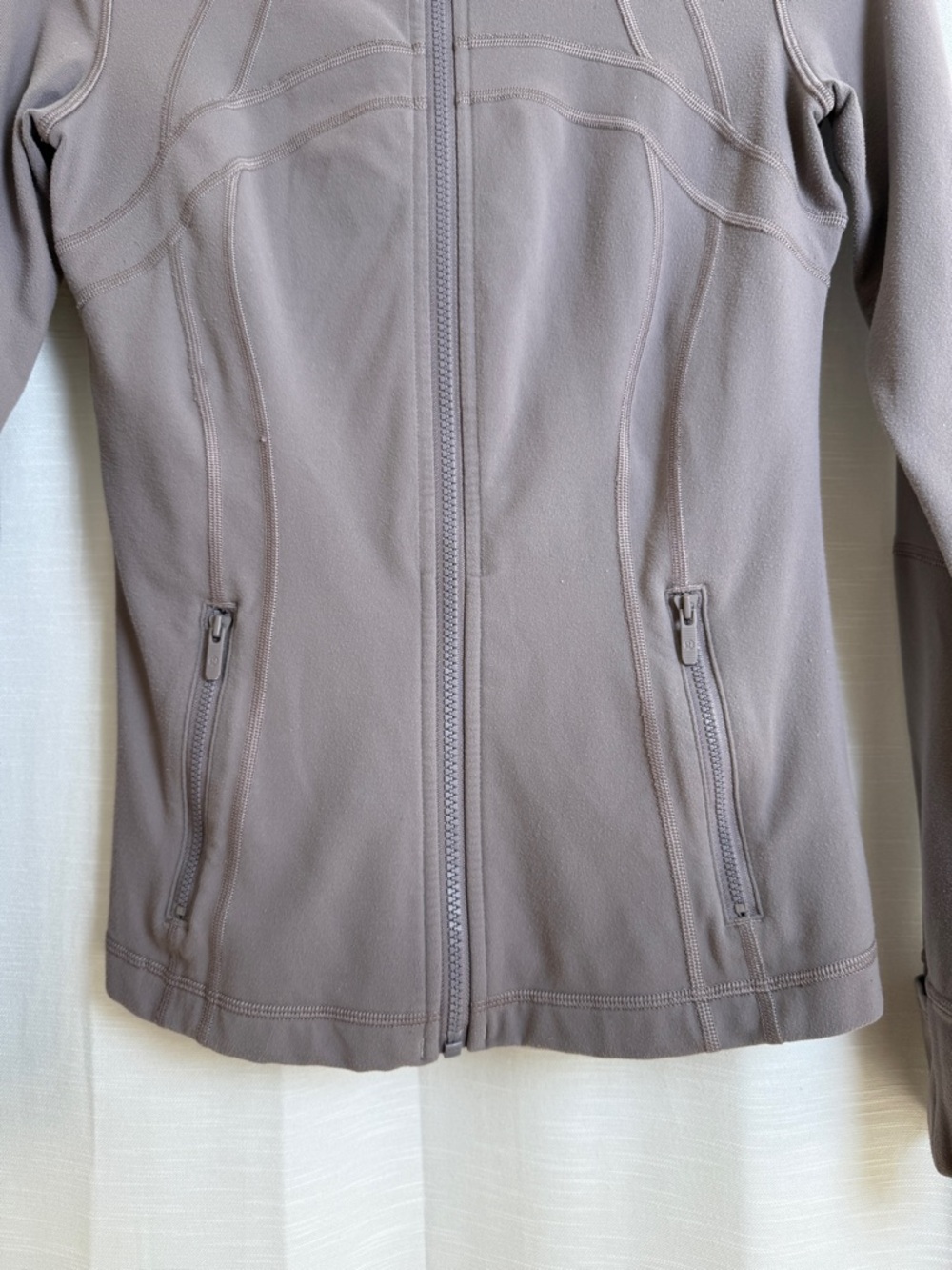 Lululemon Align Jacket Dusty Rose Pink Full Zip Slim Fit Yoga Running | Size 6 - Picture 10 of 16